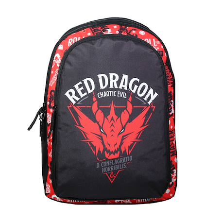 Sac à dos scolaire primaire donjons & dragons Noir 1 - vertbaudet enfant 
