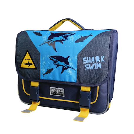 Cartable scolaire vorax  requin Bleu 2 - vertbaudet enfant 