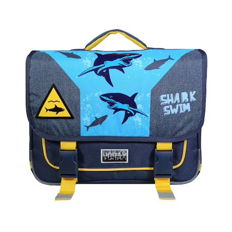 Cartable scolaire vorax  requin Bleu 1 - vertbaudet enfant 