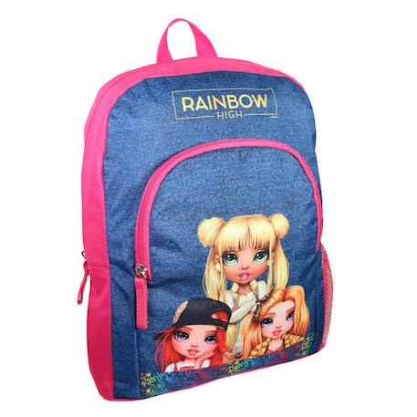 Sac à dos scolaire avec poche rainbow high Rose 2 - vertbaudet enfant 