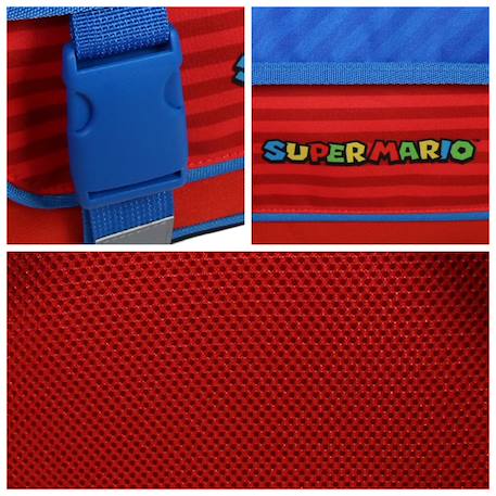 Cartable scolaire primaire super mario Bleu 5 - vertbaudet enfant 