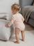 Lot de 2 bodies bébé manches longues en maille pointelle rose pâle 8 - vertbaudet enfant 