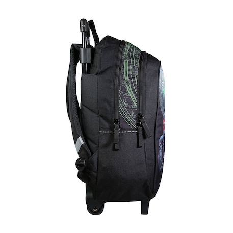 Sac à dos scolaire à roulettes  transformers Noir 3 - vertbaudet enfant 