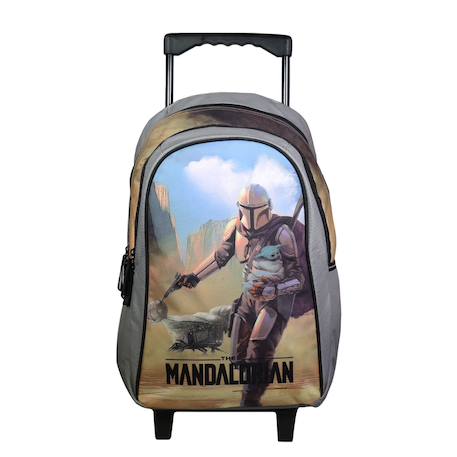 Sac à dos à roulettes disney star wars / the mandalorian Multicolore 1 - vertbaudet enfant 