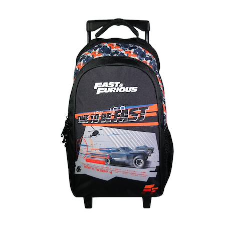 Garçon-Accessoires-Sac à dos scolaire à roulettes fast and furious