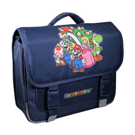 Cartable scolaire primaire super mario Bleu 2 - vertbaudet enfant 
