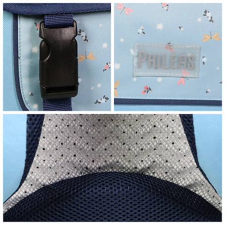 Cartable scolaire primaire phileas lune Bleu 6 - vertbaudet enfant 