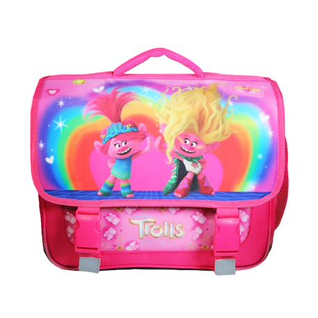 Cartable scolaire primaire les trolls Rose 1 - vertbaudet enfant 