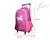 Sac à dos à roulettes cybel cheval Rose 6 - vertbaudet enfant 