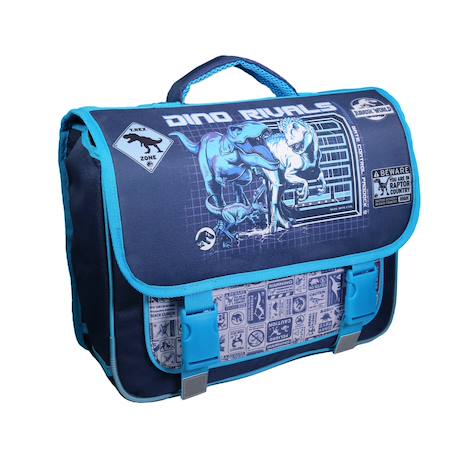 Cartable scolaire primaire jurassic world Bleu 2 - vertbaudet enfant 