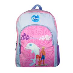 Sac à dos scolaire avec poche oum le dauphin  - vertbaudet enfant
