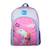 Sac à dos scolaire avec poche oum le dauphin Rose 1 - vertbaudet enfant 