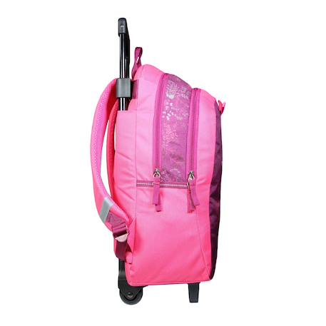 Sac à dos à roulettes cybel cheval Rose 3 - vertbaudet enfant 