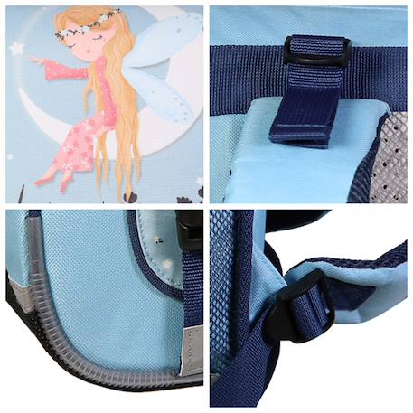Cartable scolaire primaire phileas lune Bleu 5 - vertbaudet enfant 