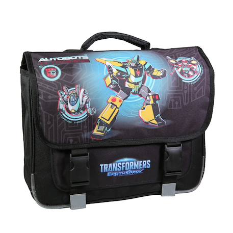 Cartable scolaire primaire transformers Noir 2 - vertbaudet enfant 