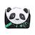Cartable scolaire maternelle  kids  panda Noir 1 - vertbaudet enfant 