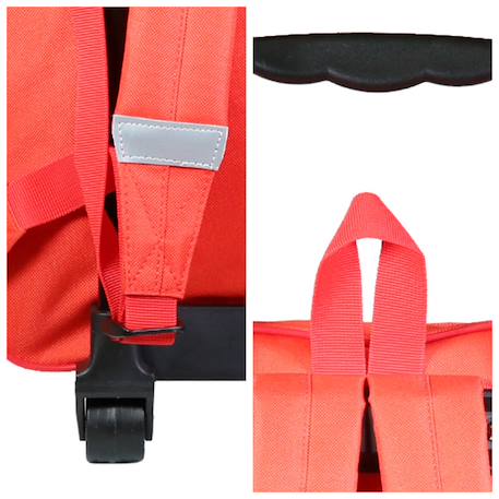 Sac à dos à roulettes primaire spiderman Rouge 6 - vertbaudet enfant 
