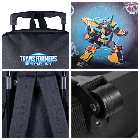 Sac à dos à roulettes primaire transformers Noir 5 - vertbaudet enfant 