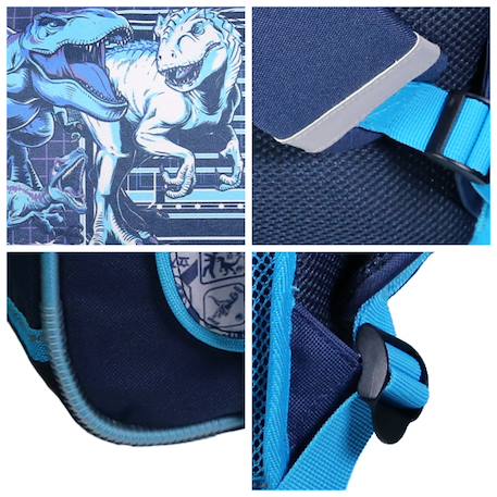 Cartable scolaire primaire jurassic world Bleu 5 - vertbaudet enfant 