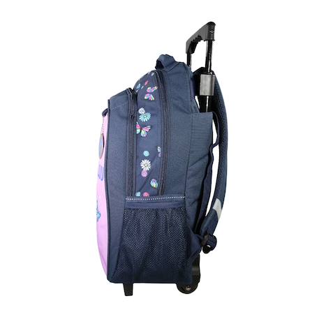Sac à dos scolaire à roulettes lili lou Violet 3 - vertbaudet enfant 