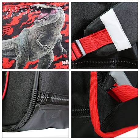 Cartable scolaiez jurassic world dinosaure Noir 6 - vertbaudet enfant 