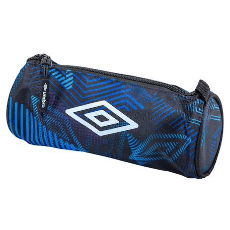 Trousse ronde zippée sport Noir/bleu/blanc 1 - vertbaudet enfant 