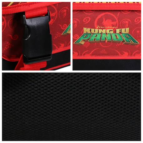 Cartable scolaire primaire kung fu panda Rouge 6 - vertbaudet enfant 