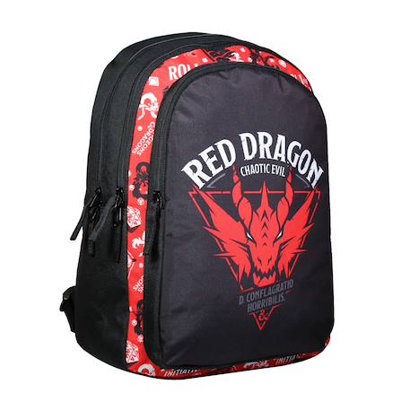 Sac à dos scolaire primaire donjons & dragons Noir 2 - vertbaudet enfant 