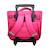 Cartable scolaire à roulettes primaire rainbow high Rose 4 - vertbaudet enfant 