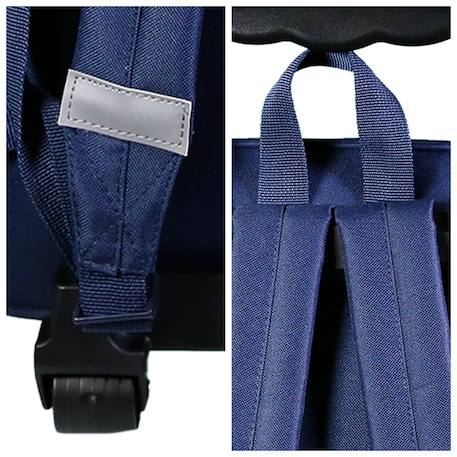 Sac à dos à roulettes primaire lili lou Bleu 6 - vertbaudet enfant 
