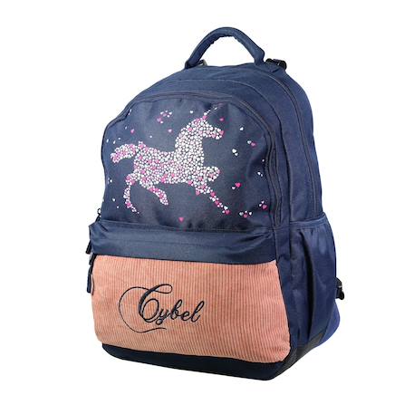 Sac à dos scolaire cybel x phileas cheval licorne Bleu 2 - vertbaudet enfant 
