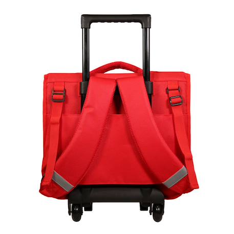 Cartable à roulettes disney cars Rouge 4 - vertbaudet enfant 