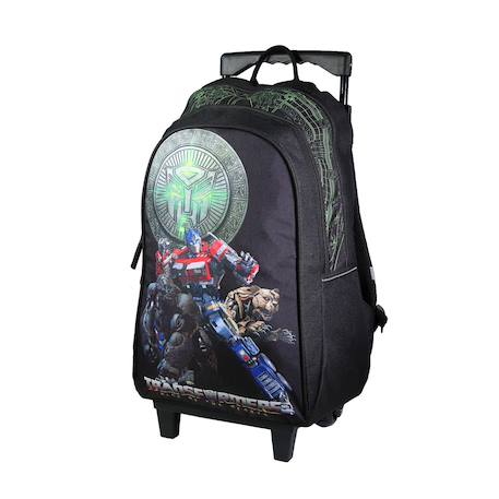 Sac à dos scolaire à roulettes  transformers Noir 2 - vertbaudet enfant 
