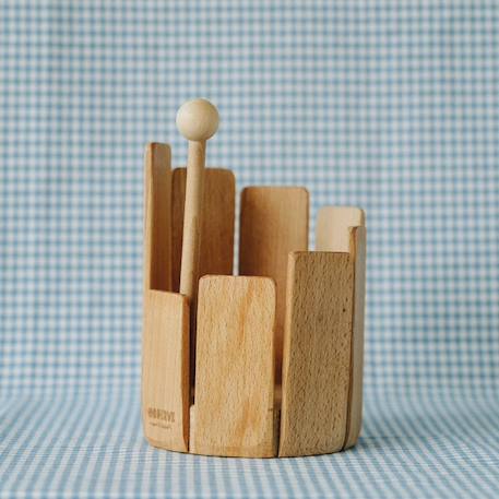 Octoblock - bloc sonore Bois naturel 5 - vertbaudet enfant 