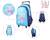 Sac à dos à roulettes lili lou Bleu 5 - vertbaudet enfant 