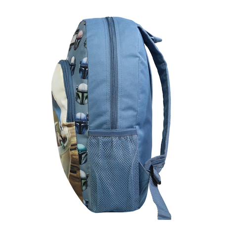 Sac à dos avec poche baby yoda star wars / the mandalorian Bleu 3 - vertbaudet enfant 