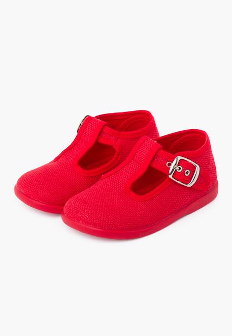 Salomés garçon en lin Blanc+Bleu marine+Gris perle+Lin+Rouge 25 - vertbaudet enfant 