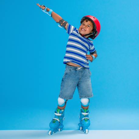 Rollers d'apprentissage evolutifs twista skates Bleu 2 - vertbaudet enfant 