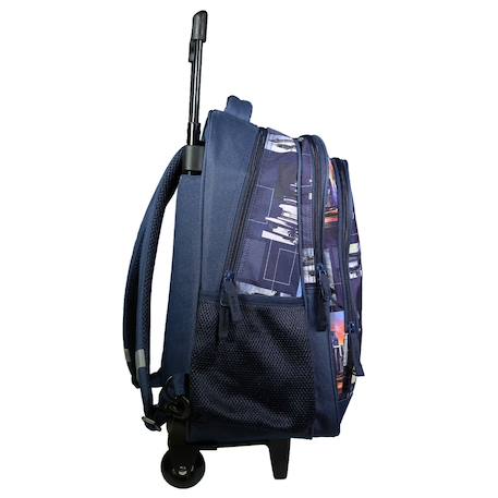 Sac à dos à roulettes offshore city ville Bleu 3 - vertbaudet enfant 