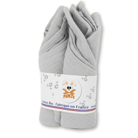 Langes en coton bio Blanc+Fraise+Honey+Rose+Vert 25 - vertbaudet enfant 
