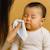 Langes en coton bio Blanc+Fraise+Honey+Rose+Vert 2 - vertbaudet enfant 