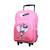 Sac à dos à roulettes disney minnie noeud Rose 2 - vertbaudet enfant 