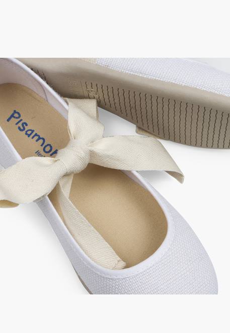 Babies  en lin avec ruban écru Blanc+Bleu azur+Écru+Gris+Lin+Mauve+Menthe 6 - vertbaudet enfant 