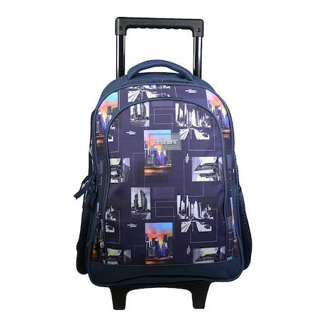 Sac à dos à roulettes offshore city ville Bleu 1 - vertbaudet enfant 
