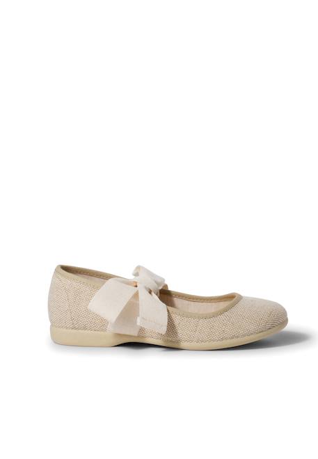 Babies  en lin avec ruban écru Blanc+Bleu azur+Écru+Gris+Lin+Mauve+Menthe 22 - vertbaudet enfant 