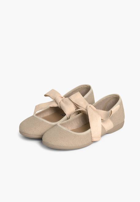 Babies  en lin avec ruban écru Blanc+Bleu azur+Écru+Gris+Lin+Mauve+Menthe 15 - vertbaudet enfant 