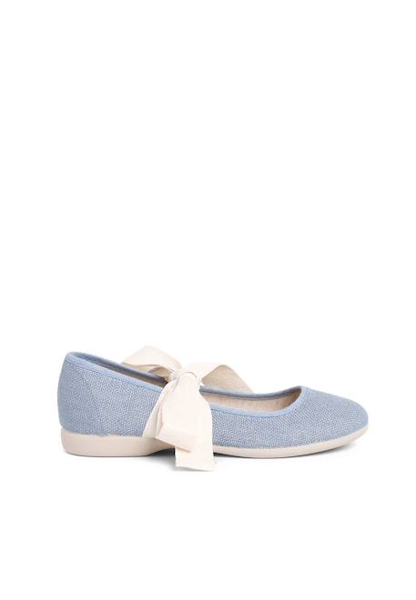 Babies  en lin avec ruban écru Blanc+Bleu azur+Écru+Gris+Lin+Mauve+Menthe 7 - vertbaudet enfant 