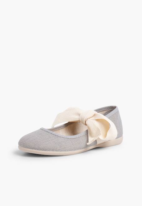 Babies  en lin avec ruban écru Blanc+Bleu azur+Écru+Gris+Lin+Mauve+Menthe 18 - vertbaudet enfant 