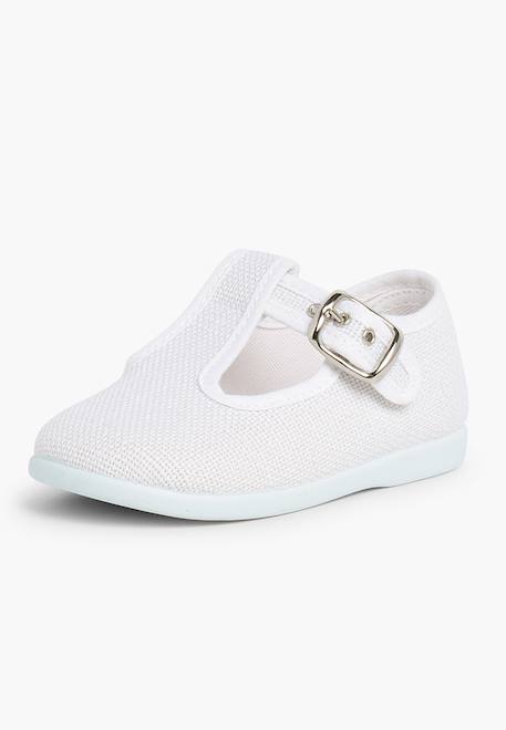 Salomés garçon en lin Blanc+Bleu marine+Gris perle+Lin+Rouge 2 - vertbaudet enfant 