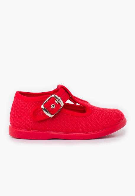 Salomés garçon en lin Blanc+Bleu marine+Gris perle+Lin+Rouge 22 - vertbaudet enfant 